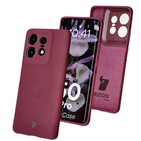 Silikonowe etui Bizon Soft Case do Motorola Edge 50 Pro, ciemnofioletowe