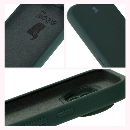 Silikonowe etui Bizon Soft Case do Google Pixel 9 Pro, ciemnozielone