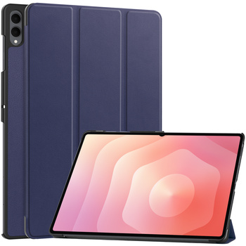 Etui z klapką Bizon Case Tab Croc do Galaxy Tab S11 Ultra, granatowe