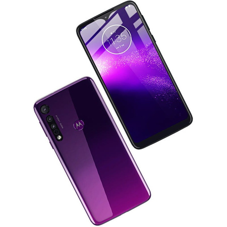 Szkło hartowane Bizon Glass Edge do Moto G8 Play, czarne