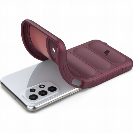 Pancerne etui Bizon Case Tur do Galaxy A23 4G / 5G, burgundowe
