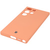 Etui Bizon Case Silicone Sq do Galaxy S23 Ultra, pomarańczowe