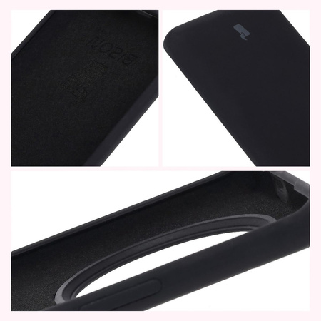 Silikonowe etui Bizon Soft Case do Honor Magic7 Lite, czarne