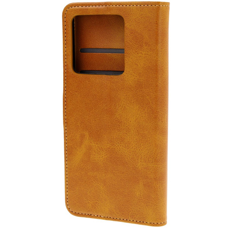 Etui z klapką Bizon Case Pocket do Xiaomi 14T, brązowe