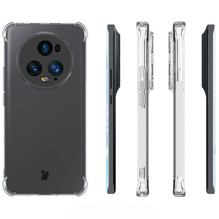 Elastyczne etui Bizon Case Salpa do Honor Magic5 Pro, przezroczyste