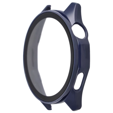 Etui ze szkłem do zegarka Bizon Case+Glass Watch do Huawei Watch GT6 46 mm, niebieskie