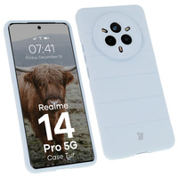 Pancerne etui Bizon Case Tur do Realme 14 Pro 5G, jasnoniebieskie