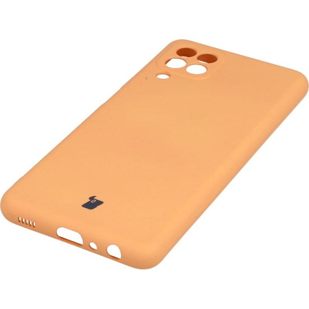 Etui Bizon Case Silicone do Galaxy A22 4G / M22, pomarańczowe