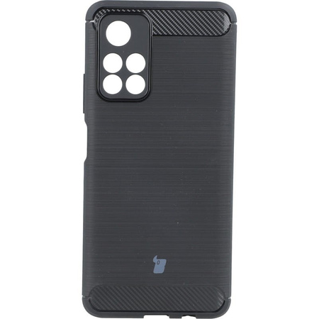 Etui Bizon Case Carbon TPU do Poco M4 Pro 5G / Redmi Note 11S 5G, czarne