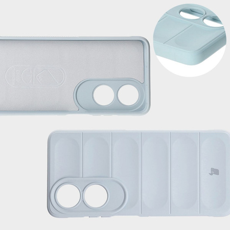 Pancerne etui Bizon Case Tur do Oppo A60 4G, jasnoniebieskie