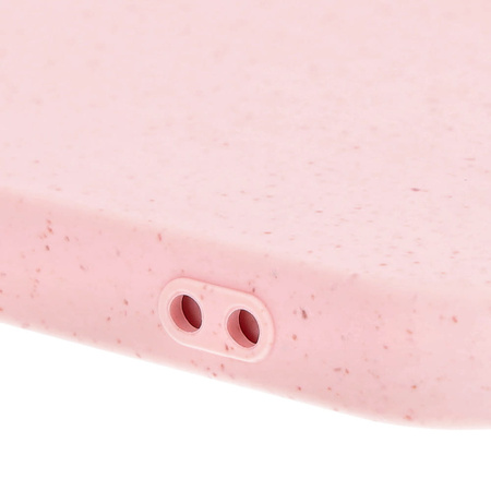 Ekologiczne etui Bizon Bio-Case do iPhone 12 Pro, różowe
