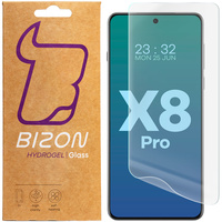 Folia hydrożelowa na ekran Bizon Glass Hydrogel Front Duo do Oppo Find X8 Pro, 2 sztuki