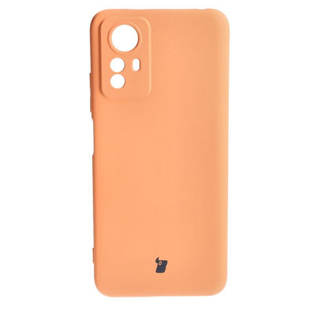 Etui Bizon Case Silicone do Xiaomi Redmi Note 12S, pomarańczowe