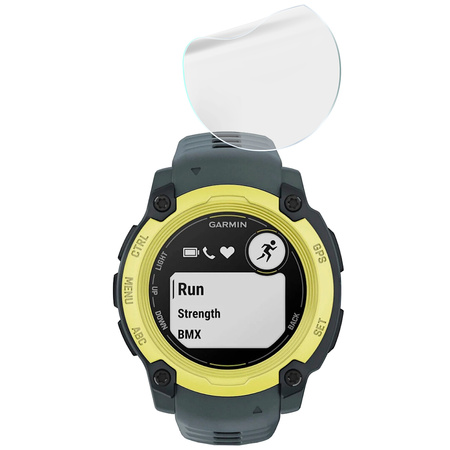 Folia hydrożelowa na ekran Bizon Glass Watch Hydrogel Duo do Garmin Instinct E 40 mm, 2 sztuki