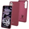 Silikonowe etui Bizon Soft Case do Galaxy S26 Plus, ciemnofioletowe