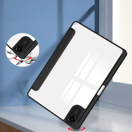 Etui z klapką Bizon Case Tab Clear Matt do Xiaomi Redmi Pad 2, czarne