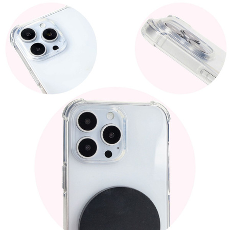 Elastyczne etui Bizon Case Salpa do iPhone 16 Pro Max przezroczyste