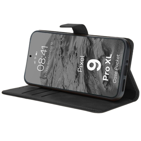 Etui Bizon Case Pocket do Google Pixel 9 Pro XL, czarne