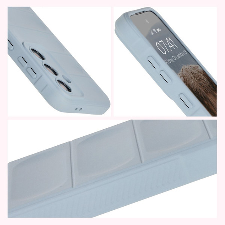 Pancerne etui Bizon Case Tur do Galaxy S24 FE, jasnoniebieskie