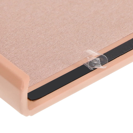 Etui Bizon Case Silicone Ring Sq do Galaxy Z Flip5, pomarańczowe