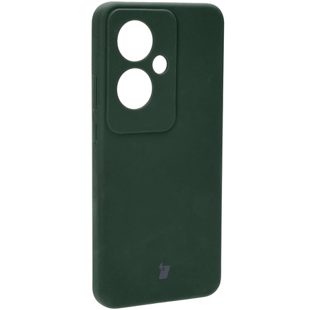 Silikonowe etui Bizon Soft Case do Oppo Reno11 F 5G, ciemnozielone