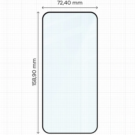 Szkło hartowane Bizon Glass Edge 2 do Honor Magic8 Lite, czarna ramka