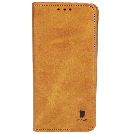 Etui z klapką Bizon Case Pocket Pro do Galaxy S23 Plus, brązowe