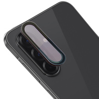 Szkło na aparat Bizon Glass Snap Lens do Galaxy A36 3G, 1 zestaw, czarna ramka