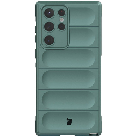 Pancerne etui Bizon Case Tur do Galaxy S22 Ultra, ciemnozielone