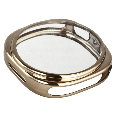 Etui z osłoną ekranu Bizon Case Watch Felipe do Galaxy Watch 8 40 mm, złote