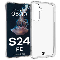 Elastyczne etui Bizon Case Salpa do Galaxy S24 FE, przezroczyste
