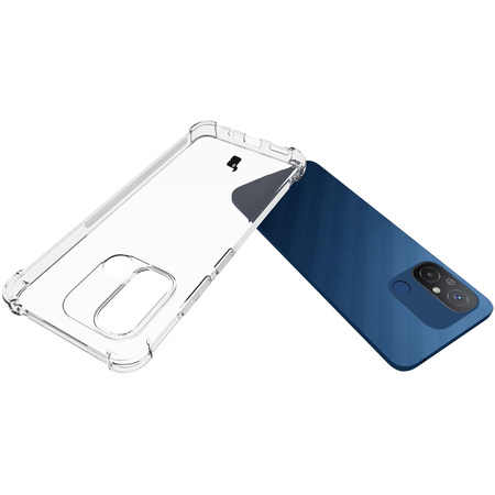 Etui + 2x szkło Bizon Case Clear Pack do Xiaomi Redmi 12C, przezroczyste