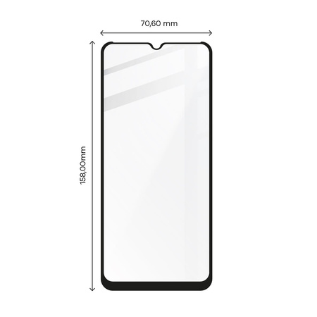 Szkło hartowane Bizon Glass Edge do Realme C31, czarne