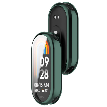 Etui Bizon Case Watch Felipe do Xiaomi Smart Band 9, zielone