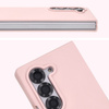 Silikonowe etui Bizon Soft Case do Galaxy Z Fold6, jasnoróżowe