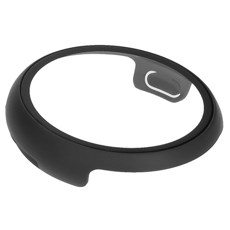 Etui ze szkłem do zegarka Bizon Case Watch Adamo do Google Pixel Watch 3 41mm, czarne