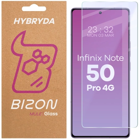 Elastyczne szkło hybrydowe Bizon Glass Mule do Infinix Note 50 Pro 4G