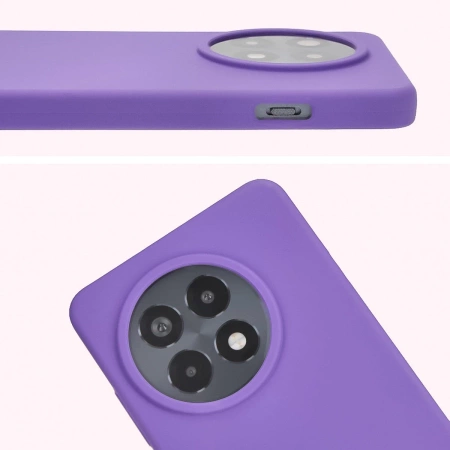 Silikonowe etui Bizon Soft Case do OnePlus 13R, fioletowe