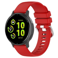 Pasek silikonowy do smartwatcha, Bizon Strap Watch Silicone Pro T, Quick Release 20 mm, czerwony
