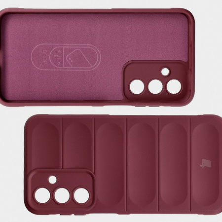 Pancerne etui Bizon Case Tur do Galaxy A16 4G/5G, burgundowe