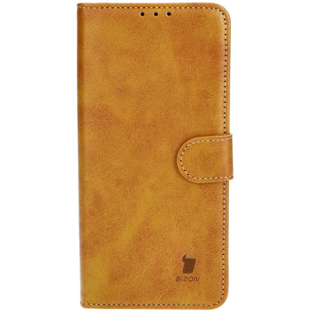 Etui z klapką Bizon Case Pocket do Realme 11 Pro / 11 Pro+, brązowe