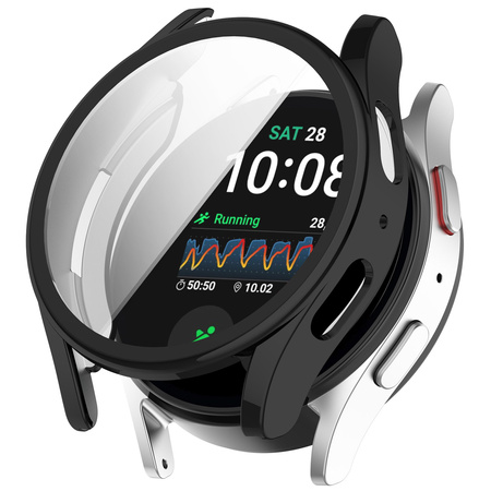 Etui Bizon Case Watch Felipe do Galaxy Watch 7 44 mm, czarne