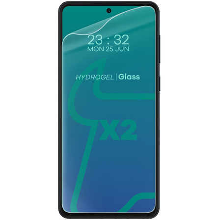 Folia hydrożelowa na ekran Bizon Glass Hydrogel Front Duo do Galaxy M55 5G, 2 sztuki