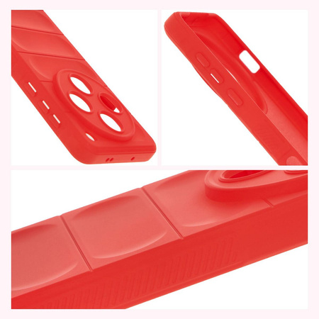 Pancerne etui Bizon Case Tur do Oppo Find X8 Pro, czerwone