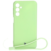 Etui Bizon Case Silicone do Galaxy M34 5G, jasnozielone
