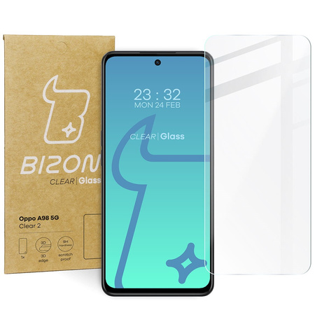 Szkło hartowane Bizon Glass Clear 2 do Oppo A98