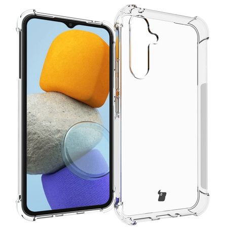 Etui + 2x szkło + obiektyw Bizon Case Clear Pack do Galaxy A54 5G, przezroczyste