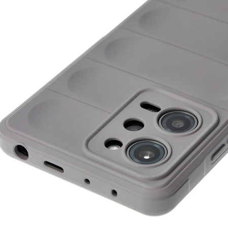 Pancerne etui Bizon Case Tur do Xiaomi Redmi Note 12 Pro 5G / Poco X5 Pro, jasnoszare