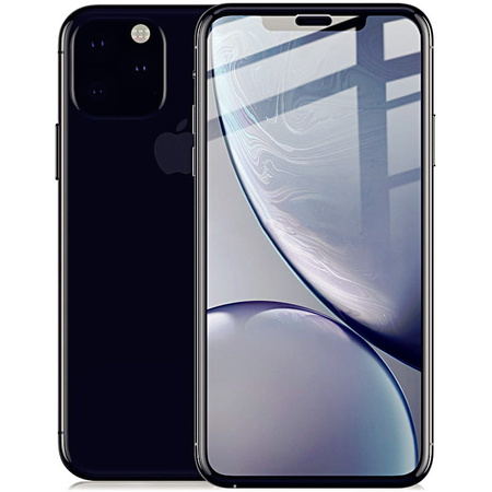 Szkło hartowane Bizon Glass Edge do iPhone 11 Pro Max / Xs Max, czarne