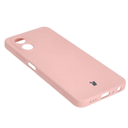 Etui Bizon Case Silicone do Oppo A38 4G, jasnoróżowe